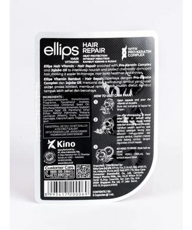 Ellipses Hair repair damaged hair. Capsules 6pcs - Buy Online on GoSupps.com