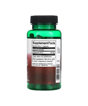 Swanson Coenzyme Q10 COQ10 30 Mg 60 Caps - Buy Online on GoSupps.com