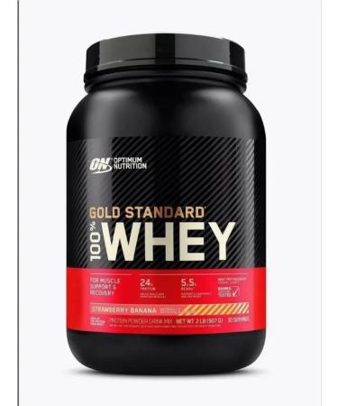 Optimum Nutrition Protein Gold Standard 100% Whey 907 GR strawberries and banana