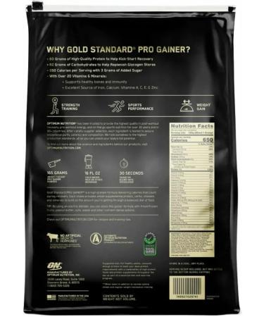 Optimum Nutrition Heiner Pro Gainer 4620 g vanilla cream - Buy Online on GoSupps.com