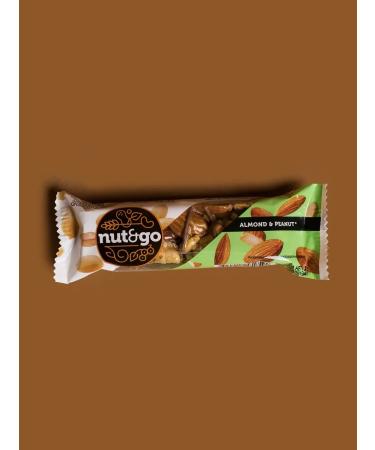 KDV Almond bars Nut and Go with peanut paste 18 pcs - Buy Online on GoSupps.com