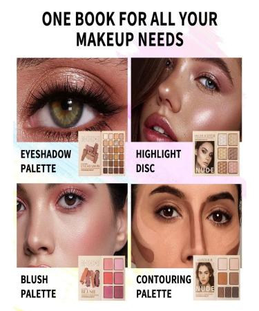 Palette Book 4 B1 Shadows Highlighter Contouring - Buy Online on GoSupps.com