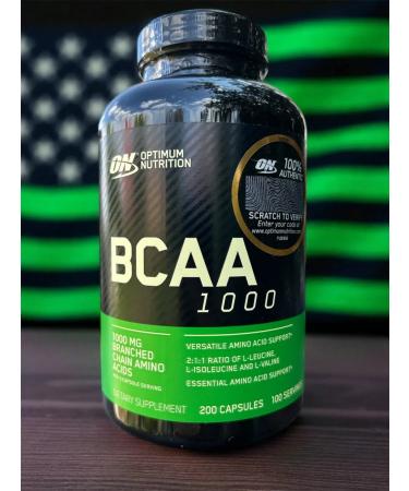Optimum Nutrition BCAA 1000 amino acids BCAA 200 capsules