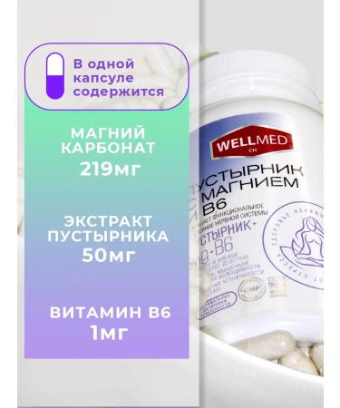 WELLMED CH Magnesium B6 with a motherwort for adults 3B1 set from stress - Buy Online on GoSupps.com