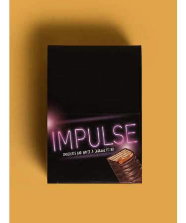 KDV Impulse waffles with soft caramel in the glaze 24 pcs 16 g - Buy Online on GoSupps.com