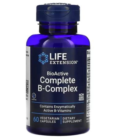 Life extension B complex 60 capsules - Buy Online on GoSupps.com