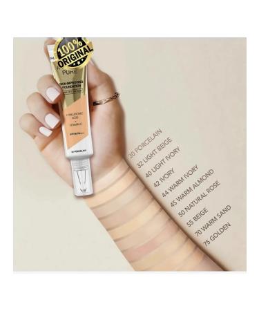 Max factor Moisturizing tonal cream 24h Miracle Pure 50 Natural Rose - Buy Online on GoSupps.com
