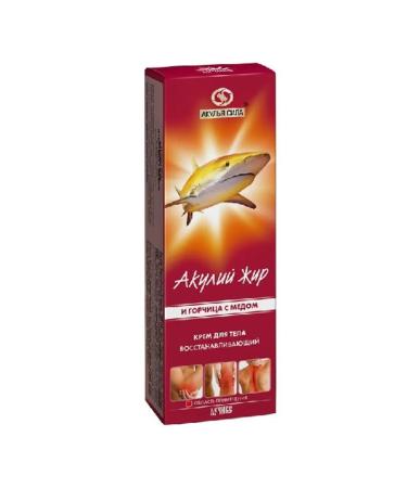 Shark oil Cream mustard with honey for body 75ml