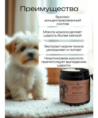 Joy&Pet Mask for wool Restoration and food - Buy Online on GoSupps.com