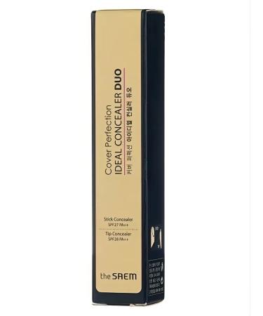 THE SAEM Double Cover Cover Perfection Ideal Concealer Duo 01 - Buy Online on GoSupps.com