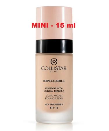 Collistar Travel Sustainable Tonal Cream IMPECABILE 15ML No.-2R