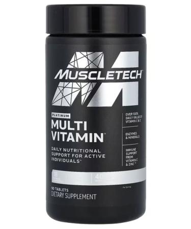 MUSCLETECH Platinum multivitamins 90 tablets - Buy Online on GoSupps.com