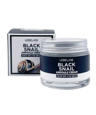 Lebelage Facial cream Black Snail Ampule Cream 70 ml