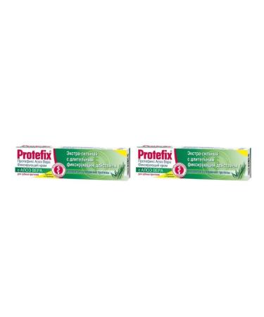 Protefix Cream Fixir Extra -Sil 47g Aloe Vera - 2 pcs
