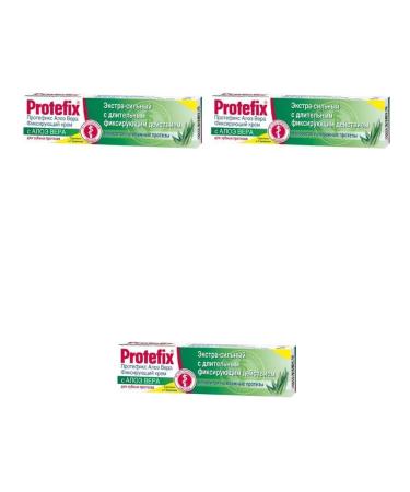 Protefix Cream Fixir Extra -Sil 47g Aloe Vera - 3 pcs
