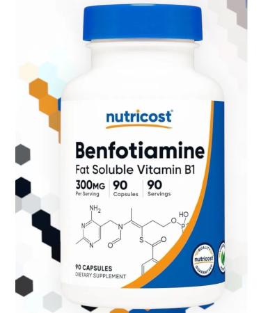 Nutricost Benopotiamine vitamin B1 300 mg