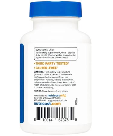 Nutricost Benopotiamine vitamin B1 300 mg - Buy Online on GoSupps.com