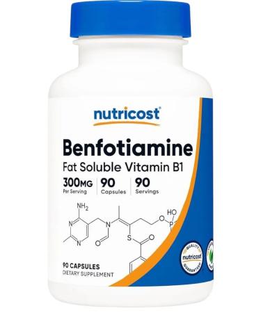 Nutricost Benopotiamine vitamin B1 300 mg - Buy Online on GoSupps.com