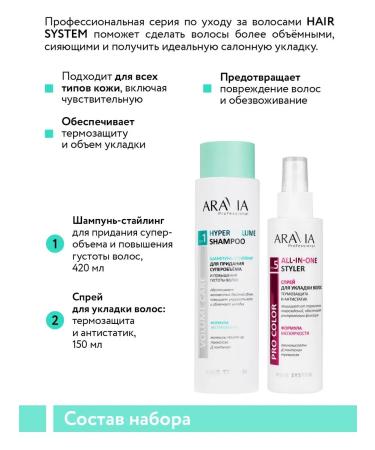 ARAVIA Professional Hair Wellness Hair and Scalp Care Set - Buy Online on GoSupps.com