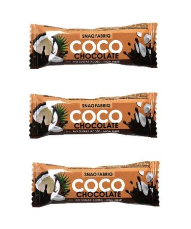 Snaq Fabriq Coco Batonic Chocolate 40 g 3 pcs