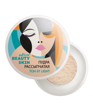 BIELITA Facial Powder Beauty Skin Bruttle tone 01 Light 5.4 g
