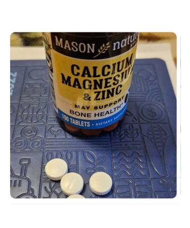 iHerb Mason Natural calcium magnesium and zinc 100 tablets - Buy Online on GoSupps.com