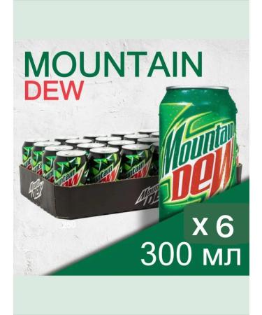 Shipped drink Mountain Dew 300 ml 6 pcs