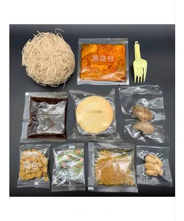 Lapsha Funchose with mollusks and vegetables red (12UP) - Buy Online on GoSupps.com