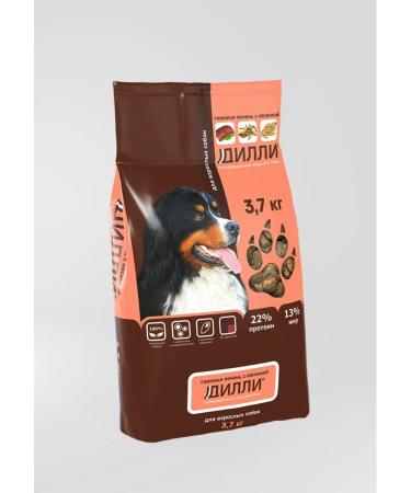 DILLY Dry food dry 3.7 kg of beef liver - Buy Online on GoSupps.com