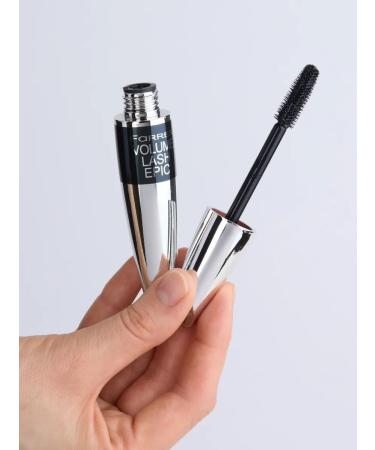 FARRES Mascara volume with silicone brush black - Buy Online on GoSupps.com