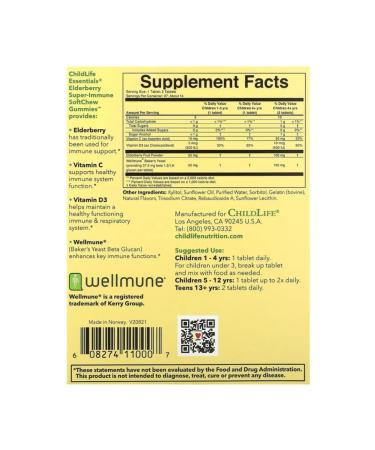 Childlife Clinicals Buzina vitamins for children 27 chewing tablets - Buy Online on GoSupps.com