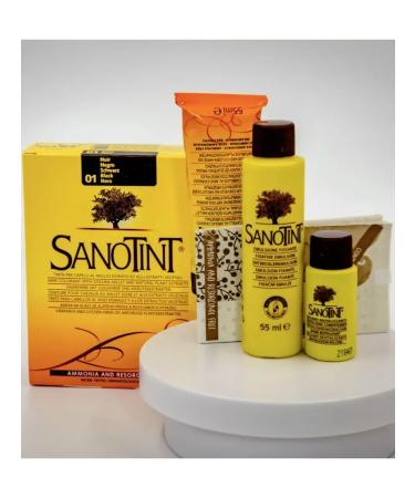 Vivasan Natural hair dye sanotine Sanotint # 1 - Buy Online on GoSupps.com