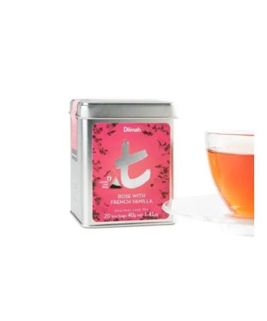 Dilmah Leaf tea "Rose and French vanilla" ZhB - Buy Online on GoSupps.com