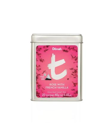 Dilmah Leaf tea "Rose and French vanilla" ZhB - Buy Online on GoSupps.com