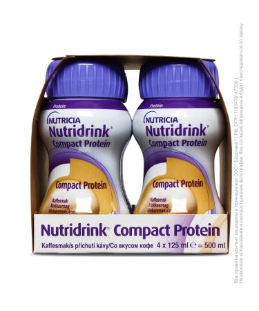 Nutridrink compact protein coffee 2 units. 4 pcs - Buy Online on GoSupps.com