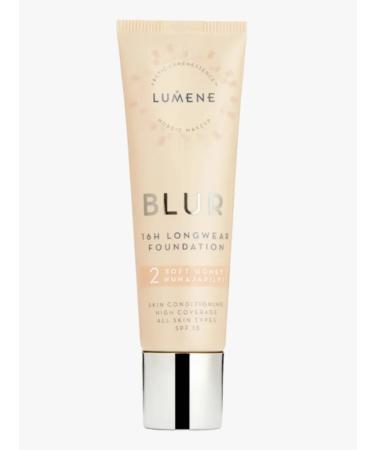 Lumene Blur 16h Longwear Foundation Cream Honey-Building - Buy Online on GoSupps.com