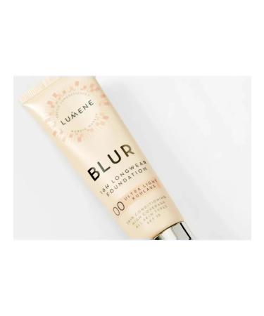 Lumene Blur 16h Longwear Foundation Tonal Face Cream Tone 00 - Buy Online on GoSupps.com
