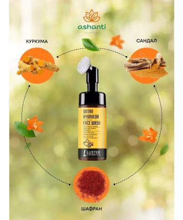 Luster Foam-Ubtan for washing with Ayurvedic herbs 100ml - Buy Online on GoSupps.com