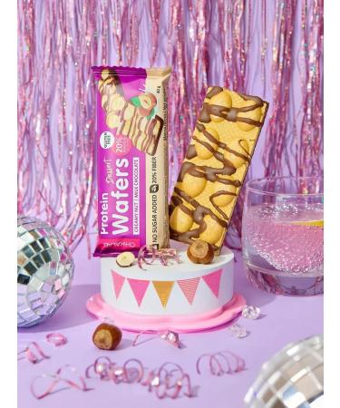 Protein bars of waffles without sugar and gluten 40g x 12pcs - Buy Online on GoSupps.com