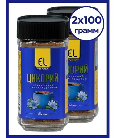 EL PASSA Chicory soluble sublimated ale passage 100 g 2 pcs