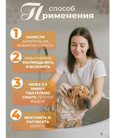 Veterinary care Deep cleansing shampoo for dogs and cats - Buy Online on GoSupps.com