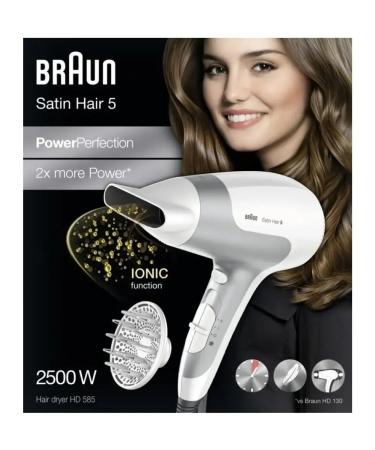 Braun Feng Satin Hair 5 PowerPerfection HD585 - Buy Online on GoSupps.com