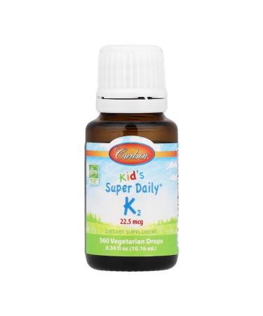 Carlson Labs Vitamin K2 Super Daily for children 22.5 g 10.16 ml - Buy Online on GoSupps.com