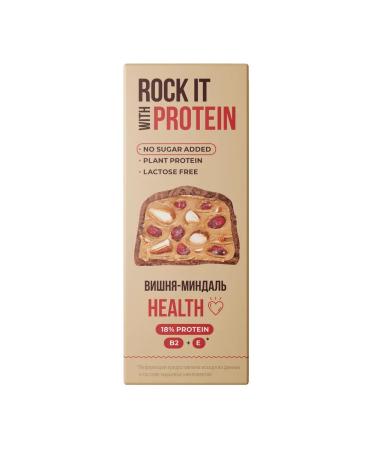 ROCK IT WITH ROCKET Batonchik protein almonds and cherries 40 g * 6 pcs - Buy Online on GoSupps.com
