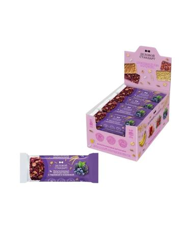 Business standard Bars of cereals mugley blueberries and blackberries 24 pcs - Buy Online on GoSupps.com