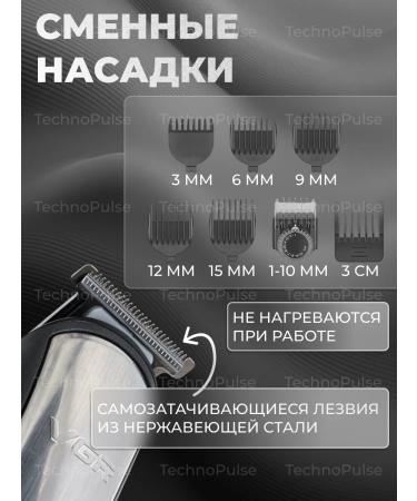 VGR PROFESSIONAL Gift set for haircuts with nozzles - Buy Online on GoSupps.com