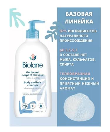 Biolane Swimming gel and shampoo for newborns - Buy Online on GoSupps.com
