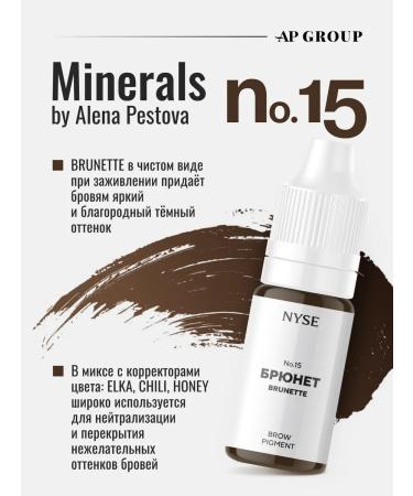 AP GROUP Mineralnaya Pigment No. 15 for Pestratov permanent and tattoo AP - Buy Online on GoSupps.com