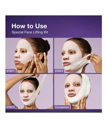 Numbuzin Mask No.9 Nad Bio Lifting Full Cover Facial Mask 4pcs+Bandage - Buy Online on GoSupps.com