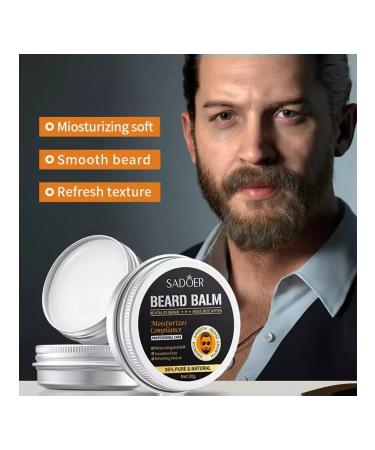 Wax for laying hair of beard and mustache